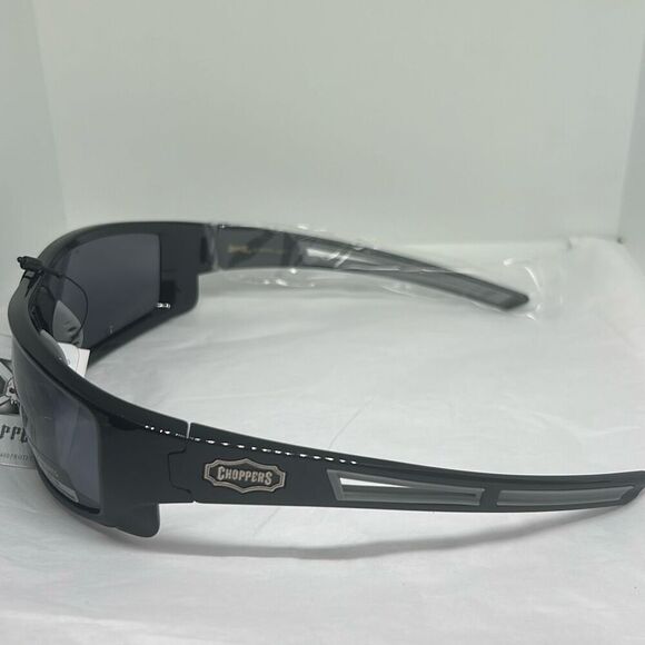 Choppers Model 6765 Wrap Sunglasses UV400 Protection Men’s Biker Style - Picture 2 of 3